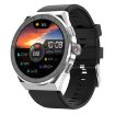 Silver BM01 Smart Watch - 1.45" Silicone Band, IP68 Waterproof, Bluetooth/NFC - 1