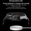 Silver BM01 Smart Watch - 1.45" Silicone Band, IP68 Waterproof, Bluetooth/NFC - 6