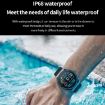 Silver BM01 Smart Watch - 1.45" Silicone Band, IP68 Waterproof, Bluetooth/NFC - 9