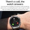 HDT 3 Max 1.6" Steel Band Smart Watch IP67 Waterproof Bluetooth/NFC Silver - 4