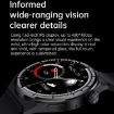 HDT 3 Max 1.6" Steel Band Smart Watch IP67 Waterproof Bluetooth/NFC Silver - 8