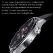 HDT 3 Max 1.6" Steel Band Smart Watch IP67 Waterproof Bluetooth/NFC Silver - 9