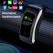 K60 Smart Watch 1.08" Leather Band, Detachable Earphone, Waterproof - 9