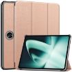 OnePlus Pad Custer Rose Gold Smart Leather Tablet Case - 3-Fold Holder - 1