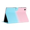 Galaxy Tab A7 2020 T500/T505 Pink Blue Gradient Leather Case - 5
