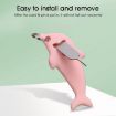 Dolphin Shape 2 in 1 Phone Tablet Card Removal Needle Set - 3pcs Pink - 5