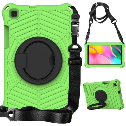 Samsung Galaxy Tab A 8 SM-T290 Green Spider King Silicone Case - 1