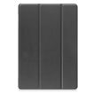 Docomo dtab D-51C Leather Tablet Case, Custer Texture, 3-Fold Holder, Black - 2