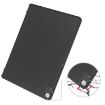 Docomo dtab D-51C Leather Tablet Case, Custer Texture, 3-Fold Holder, Black - 5