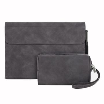 Microsoft Surface Pro X Sheepskin Shockproof Case with Power Bag - Grey - 1