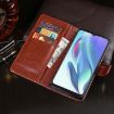 Ulefone Note 14 Yellow Leather Phone Case with Holder - Crazy Horse Texture - 4