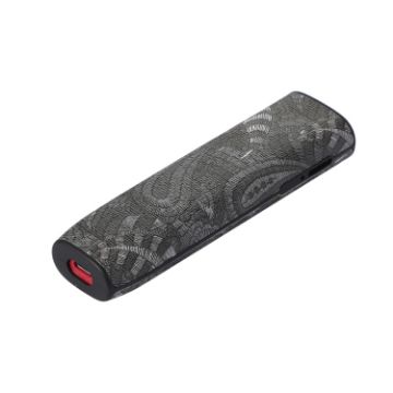 IQOS ILUMA ONE Protective Case with Lanyard - Cashew Flower Black - 1