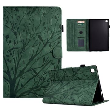 Samsung Galaxy Tab S6 Lite Green PU Case with Wake/Sleep Function - 1