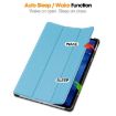 Xiaomi Redmi Pad 2 Sky Blue Leather Tablet Case - 3-Fold Holder Cover - 5
