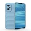 Realme GT2 Magic Shield TPU + Flannel Phone Case - Light Blue - 1