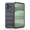 Realme GT2 Pro Magic Shield TPU + Flannel Phone Case Dark Grey - 1