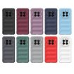 Realme 12+ 5G Wine Red Magic Shield TPU Flannel Phone Case - 6