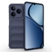 Realme C63 4G Global Magic Shield TPU Flannel Case - Dark Blue - 1