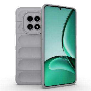 Realme V60 5G Magic Shield TPU + Flannel Phone Case - Grey - 1