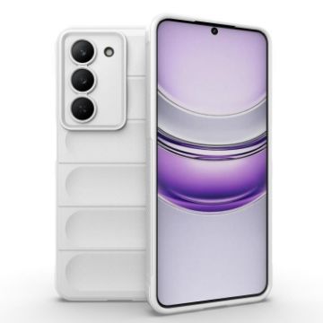 Realme V60 Pro/14x 5G Global Magic Shield TPU Flannel Case White - 1