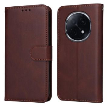OPPO A5 Pro China Brown Calf Texture Flip Leather Phone Case - 1
