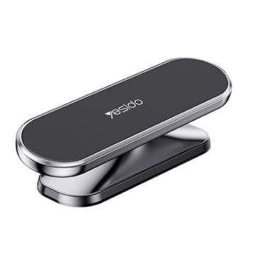 Yesido C82 Silver 360 Rotation Magnetic Car Phone Holder - 1