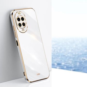 Huawei Nova 14 XINLI 6D Electroplate TPU Phone Case - White - 1