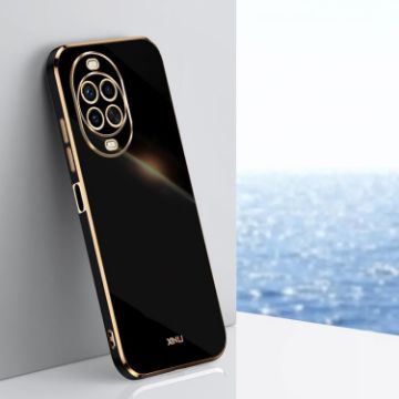 Huawei Nova 14 Pro XINLI 6D Electroplate TPU Phone Case - Black - 1