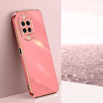 Huawei Nova 14 Ultra XINLI 6D Electroplate TPU Case - Hawthorn Red - 1