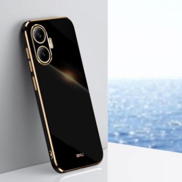 Redmi Turbo 4 Pro XINLI 6D Electroplate TPU Phone Case Black - 1