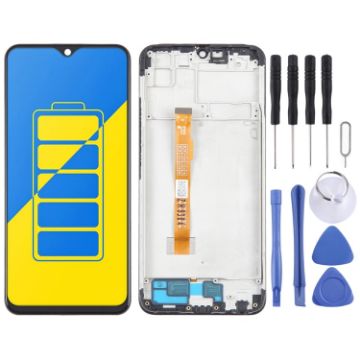 Vivo Y15 OEM LCD Screen Digitizer Assembly with Frame Replacement - 1