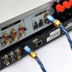 EMK 2m RCA Male to Male Gold Plated Audio Cable for TV/Amplifier/DVD - 7