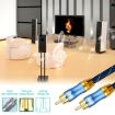 EMK 3m RCA Male to Male Gold Plated Audio Cable for TV/Amplifier/DVD - 8