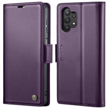 Samsung Galaxy A32/M32 5G CaseMe 023 Butterfly RFID Leather Case Purple - 1