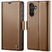 Samsung Galaxy A35 5G CaseMe 023 Leather Case, RFID, Brown - 1