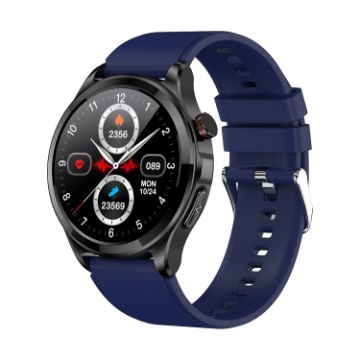TK22 Smart Watch - 1.39" IP67 Waterproof, ECG/Blood Sugar, Blue Band - 1