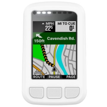 Wahoo Elemnt Bolt V2 WFCC5 Stopwatch Silicone Case - White Protective Cover - 1