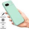 Google Pixel 8a Green Liquid Silicone Shockproof Phone Case - 4