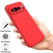 Google Pixel 9 Pro Red Liquid Silicone Shockproof Phone Case - 2