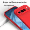 Google Pixel 9 Pro Red Liquid Silicone Shockproof Phone Case - 3