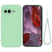 Google Pixel 9a Green Liquid Silicone Shockproof Phone Case - 1