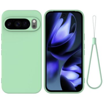 Google Pixel 10 Pro Green Liquid Silicone Shockproof Phone Case - 1