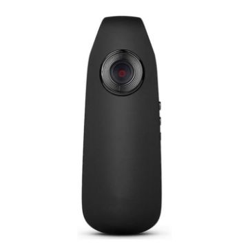 007 1080P HD Video Recorder with Back Clip - Black - 1