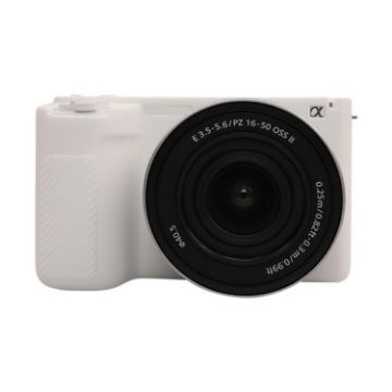 Sony ZV-E10 II/ZV-E10M2 White Glossy Silicone Protective Case - 1