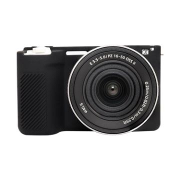 Sony ZV-E10 II/ZV-E10M2 Black Glossy Silicone Protective Case - 1