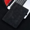 Tecno Megapad 11 Black Lily Embossed Leather Tablet Case - 7