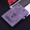 Tecno Megapad 11 Purple Butterfly Rose Embossed Leather Tablet Case - 6