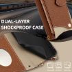 Realme P3 Ultra 5G Brown Crossbody Chain Fishtail Litchi Leather Case - 7