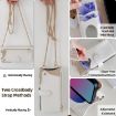 Redmi Note 14S 4G White Crossbody Chain Fishtail Litchi Leather Case - 5