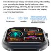 TK17 1.91" Horizontal Screen Smart Watch with ECG, Leather Strap (Brown) - 5